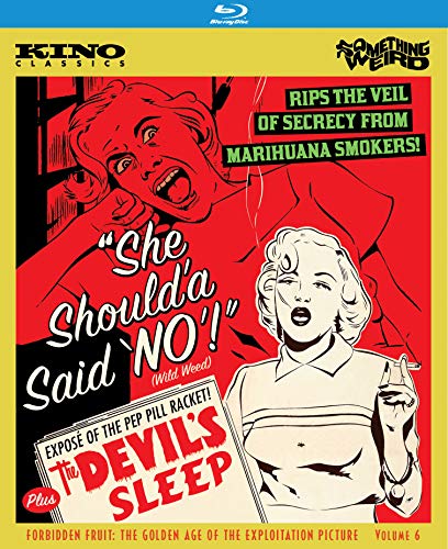 She Shoulda Said "no"! The Devil's Sleep Forbidden Fruit Golden Age Exploitation Pictures Volume Blu Ray Nr 