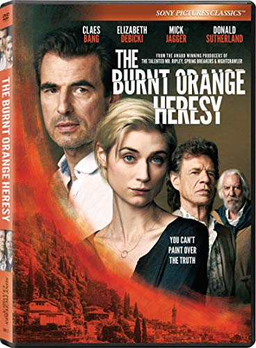 The Burnt Orange Heresy Bang Debicki Jagger Sutherland DVD R 