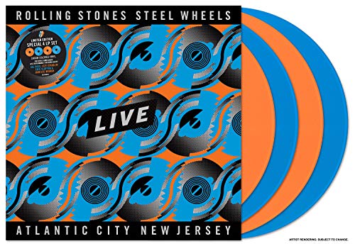 The Rolling Stones/Steel Wheels Live (Tangerine/Sky Blue Vinyl)@Live From Atlantic City, NJ, 1989@4 LP 33 RPM