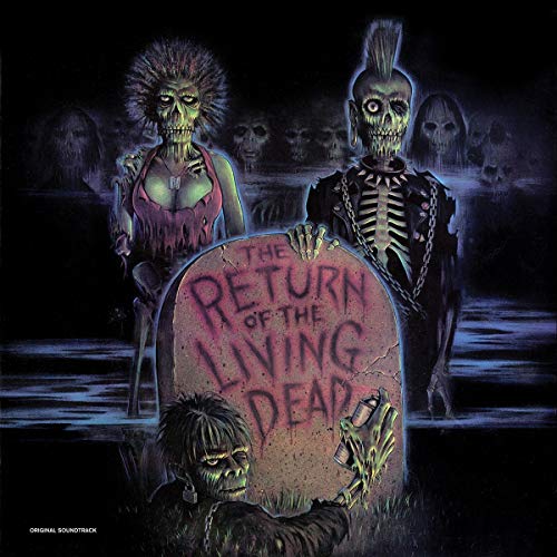 The Return Of The Living Dead Original Soundtrack Limited Clear With Blood Red Splatter Vinyl Edition 