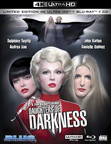 Daughters Of Darkness Seyrig Rau Karlen Ouimet 4kuhd Blu Ray CD Nr 