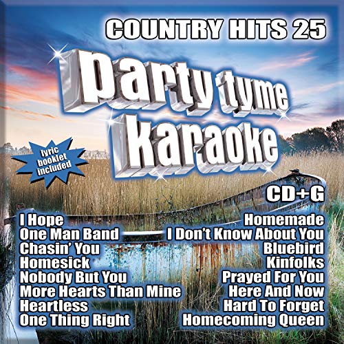Party Tyme Karaoke/Country Hits 25@16-song CD+G