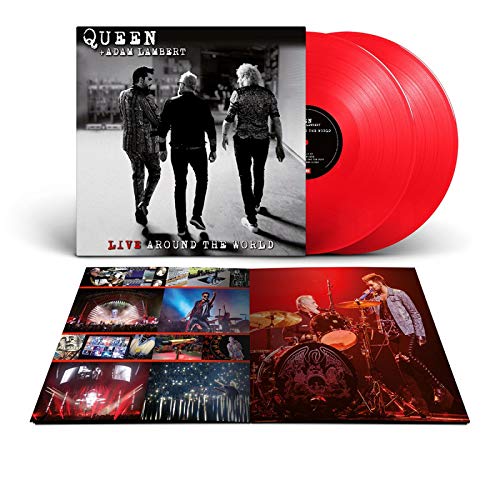 Queen & Adam Lambert Live Around The World (red Vinyl) 2 Lp 