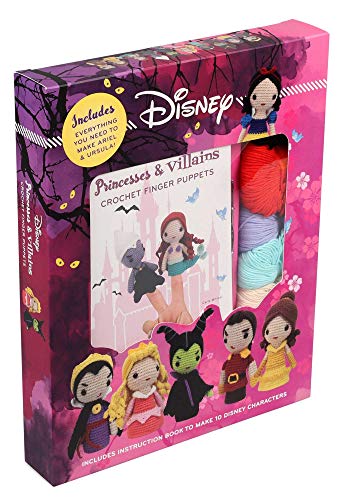 Disney Crochet/Princesses & Villains Finger Puppets@Crochet Kit