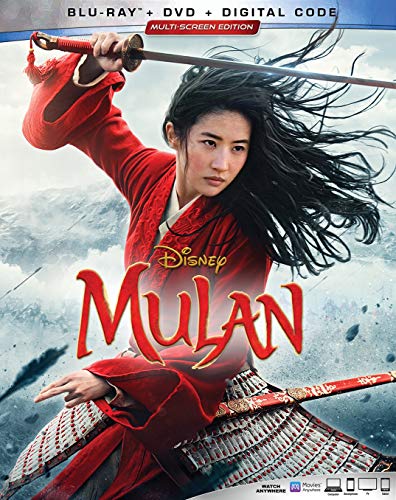 Mulan (2020) Liu Yen Gong Blu Ray DVD Dc Pg13 