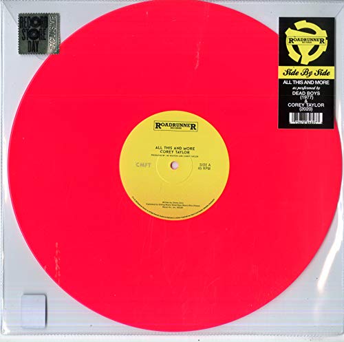 Corey Taylor Dead Boys All This & More (side By Side) Neon Coral Vinyl Rsd Bf 2020 Ltd. 4000 
