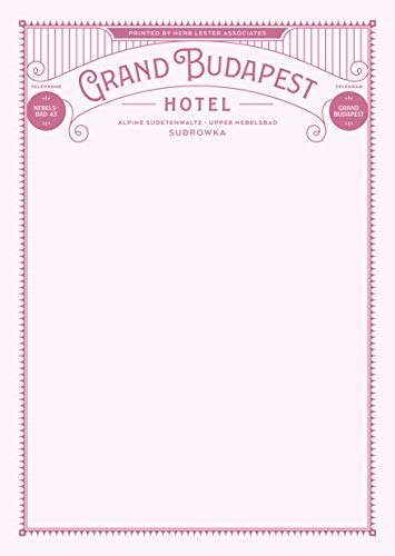 Notepad Set/Grand Budapest Hotel