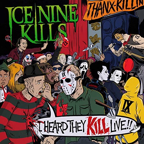 Ice Nine Kills/I Heard They KILL Live@2 LP Neon Green Marble Vinyl