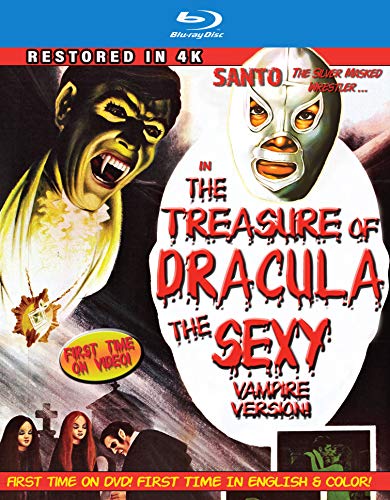 Santo in the Treasure of Dracula (Santo en el tesoro de Drácula)/El Santo, Aldo Monti, and Noelia Noel@Not Rated@Blu-ray
