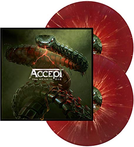 Accept/Too Mean To Die (Red W/ White Splatter Vinyl)@2 LP@Amped Exclusive