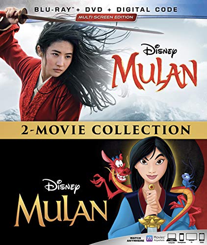 Mulan Double Feature Blu Ray DVD Dc Nr 