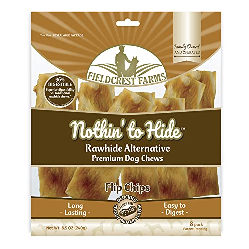 Nothin' to Hide Flip Chips Dog Chews-Peanut Butter