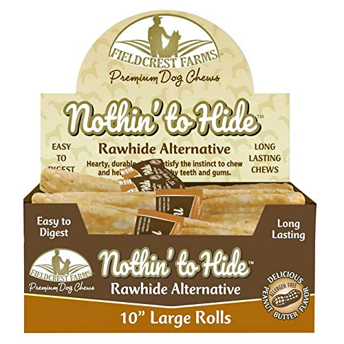 Nothin' to Hide Rawhide Alternative Roll - Peanut Butter