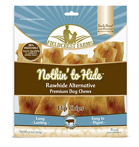 Nothin' to Hide Flip Chips Dog Chews-Beef