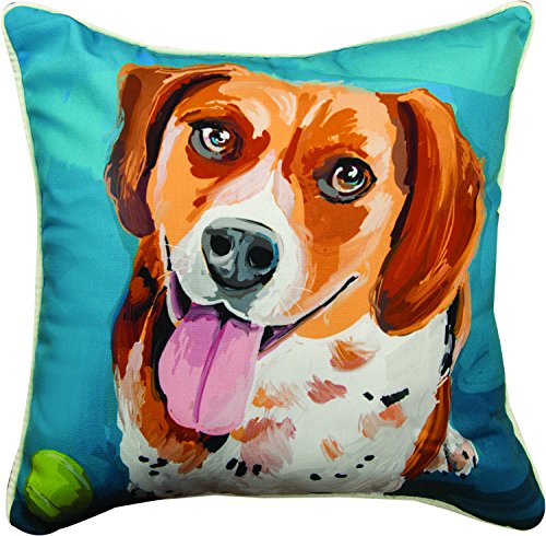 Manual Woodworkers Pillow Beagle