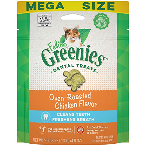 Greenies Cat Dental Treats - Oven Roasted Chicken