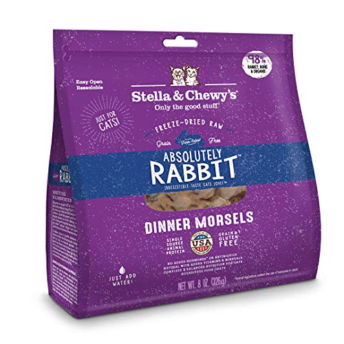 Stella & Chewy's Cat Food - Freeze-Dried Rabbit Morsels