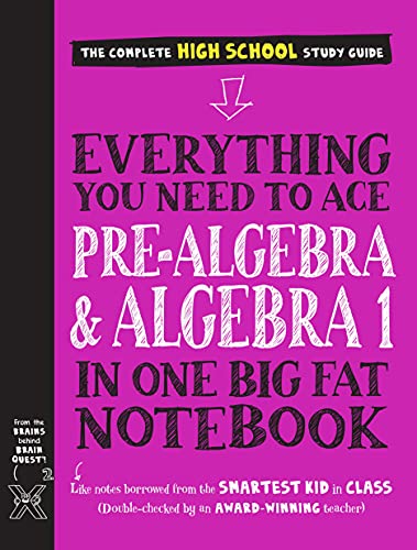 Workman Publishing Everything You Need To Ace Pre Algebra And Algebra 