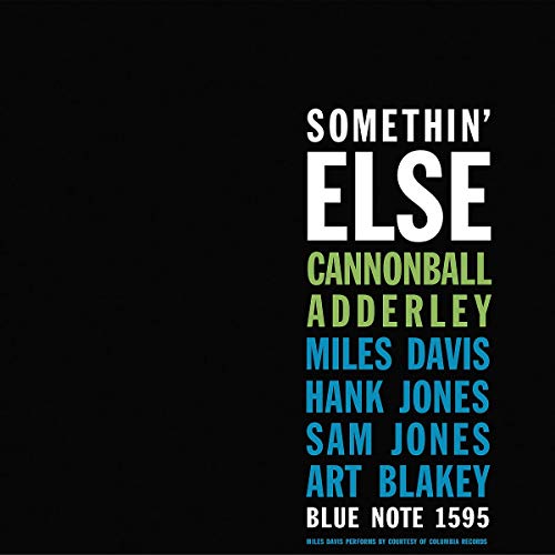 Cannonball Adderley Somethin' Else Blue Note Classic Vinyl Edition 