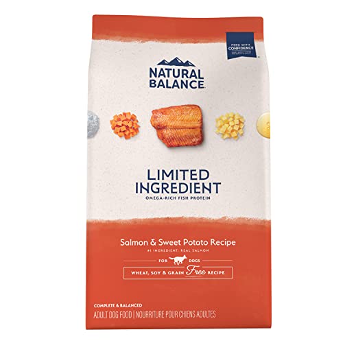 Natural Balance Dog Food - LID Grain Free Salmon & Sweet Potato-NB LID SALMON & SWEET POT 24#