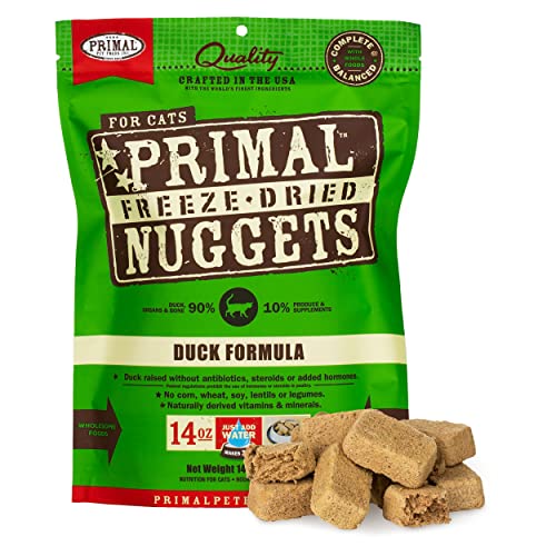 Primal Feline Freeze-Dried Nuggets Duck Formula