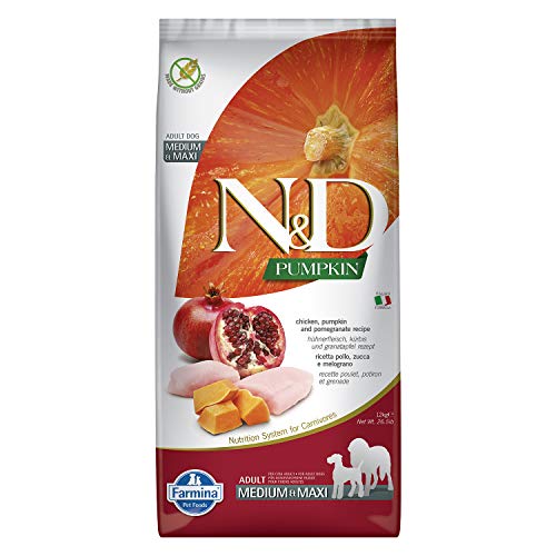 Farmina N&D Pumpkin Dog Food - Chicken & Pomegranate Med/Maxi Adult