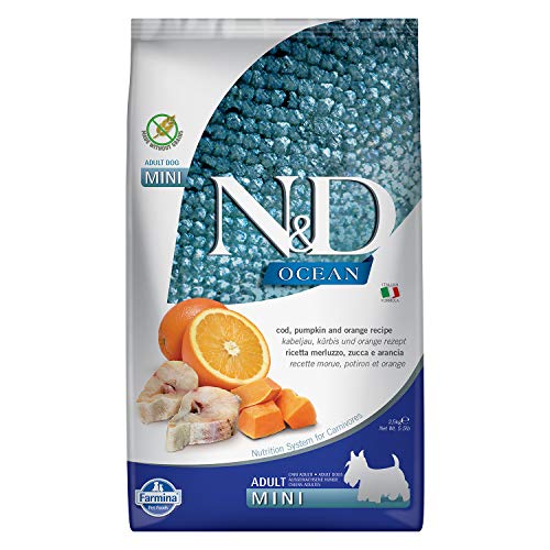 Farmina N&D Ocean Dry Dog Food - Cod, Pumpkin, & Orange Mini Adult