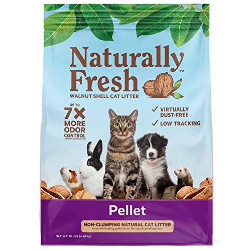 Naturally Fresh Non-Clumping Pellet Formula Walnut Shell Cat Litter