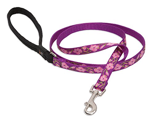 Lupine Pet Original Designs Dog Leash 6'-Rose Garden