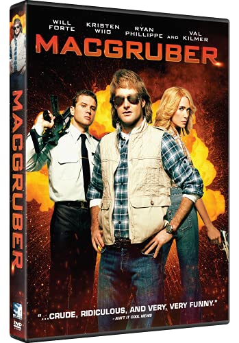 Macgruber Dvd/Forte/Wiig/Kilmer/Phillippe@DVD@Unrated & Theatrical Versions