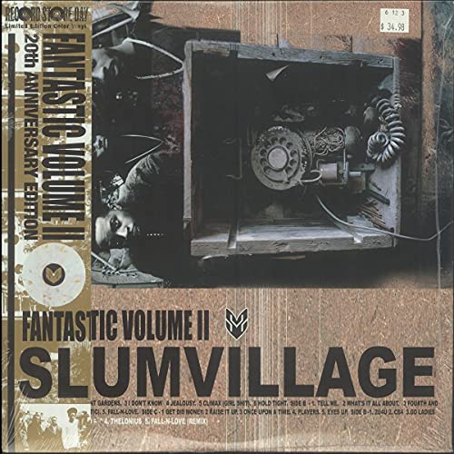Slum Village/Fantastic Volume II (Golden Pearl Splatter Vinyl)@2 LP 20th Anniversary Edition@Ltd. 2000/RSD 2021 Exclusive