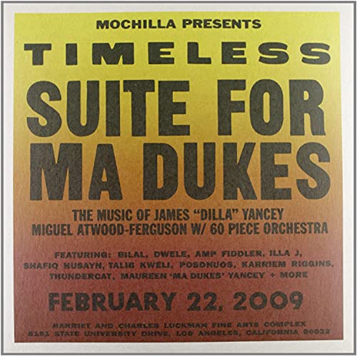 Mochilla Presents Timeless/Suite For Ma Dukes@2 LP@Ltd. 4000/RSD 2021 Exclusive