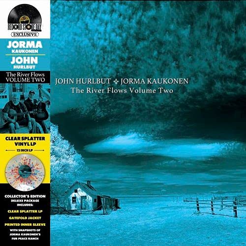 Jorma Kaukonen / John Hurlbut/The River Flows Vol. 2 (Clear Splatter Vinyl)@Ltd. 1500/RSD 2021 Exclusive
