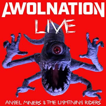Awolnation/Angel Miners & The Lightning Riders Live From 2020 (Red & Blue Tie-Dye Vinyl)@Explicit Version@Ltd. 1500/RSD 2021 Exclusive