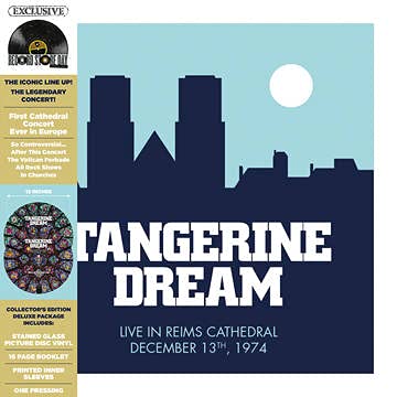 Tangerine Dream/Live At The Reims Cathedral (Stained Glass Picture Disc)@2 LP@Ltd. 2000/RSD 2021 Exclusive