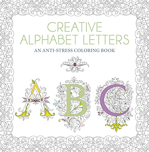 White Star Creative Alphabet Letters An Anti Stress Coloring Book 