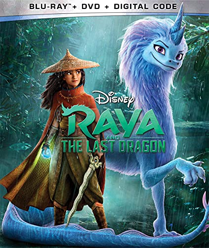 Raya & The Last Dragon Disney Blu Ray DVD Dc Pg 