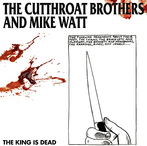 The Cutthroat Brothers & Mike Watt/The King Is Dead (Splatter Red/White Vinyl)@Ltd. 300/RSD 2021 Exclusive