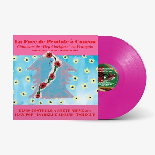 Elvis Costello/Face De Pendule A Coucou (Neon Coral Vinyl)@LP