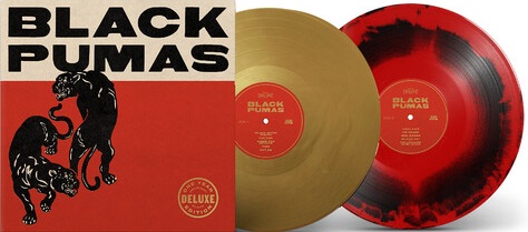 Black Pumas/Black Pumas (Deluxe Gold & Red/Black Marble Vinyl)@2 LP