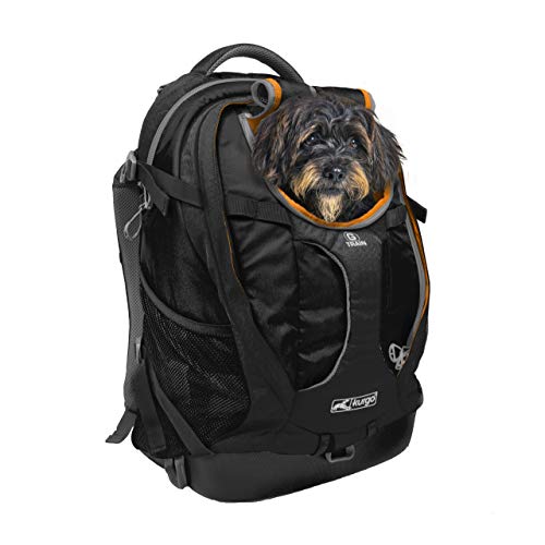 Kurgo Pet Backpack - G-Train Travelers Pack - Black