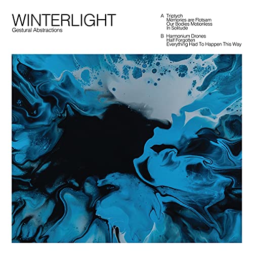 Winterlight/Gestural Abstractions (BLUE WITH BLACK SPLATTER VINYL)@w/ download card