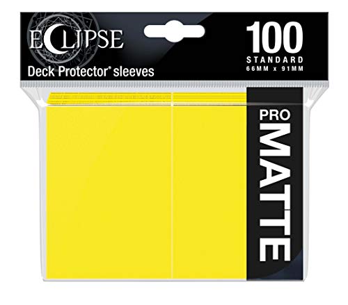 Card Sleeves/Eclipse Lemon Yellow