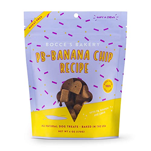 Bocce's Bakery Dog Treat - PB-Banana Chip Recipe