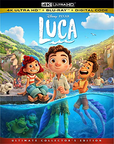 Luca (2021)/Jacob Tremblay, Jack Dylan Grazer, and Emma Berman@PG@4K Ultra HD + Blu-ray