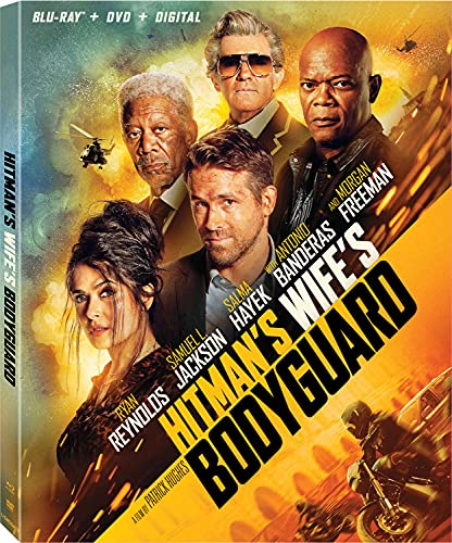 The Hitman's Wife's Bodyguard Reynolds Jackson Hayek Blu Ray DVD Dc R 