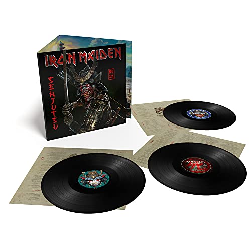 Iron Maiden Senjutsu 3lp Black Vinyl 