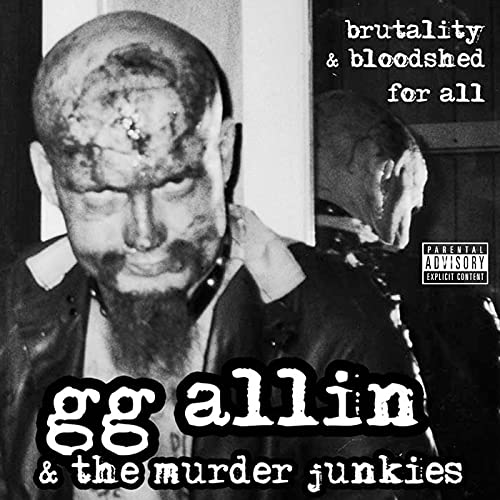 GG Allin & The Murder Junkies/Brutality & Bloodshell For All (CLEAR BLUE VINYL)