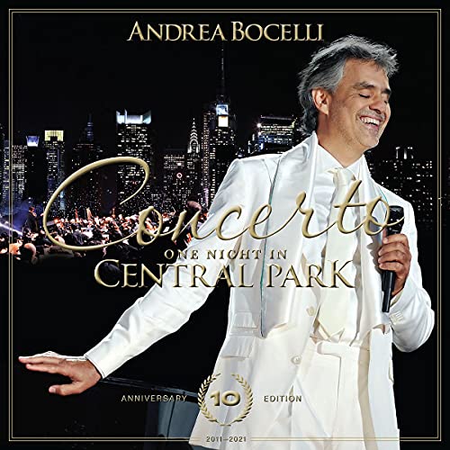 Andrea Bocelli/Concerto: One Night In Central Park (Gold Vinyl)@10th Anniversary Edition@2 LP