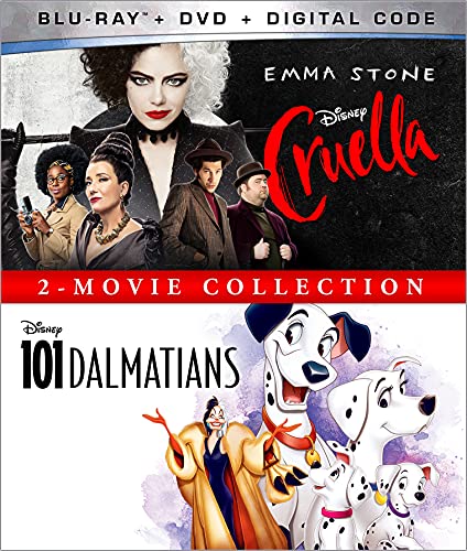 Cruella/101 Dalmations (Animated)/Double Feature@Blu-Ray/DVD/DC@NR